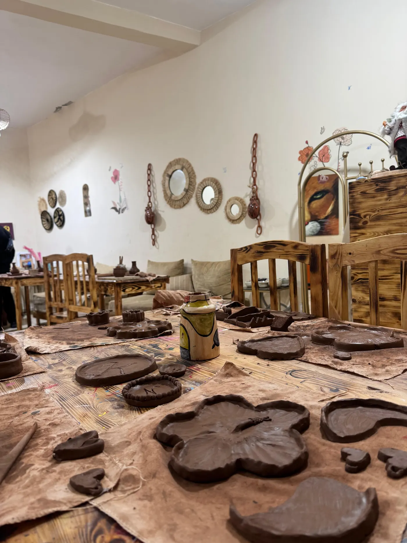 Modern Pottery in Agadir